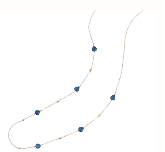Collana Rosso Prezioso Donna Semino d'Amore in Argento CI00557SE BLUE LONDON - CI00557SE BLUE LONDON